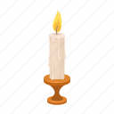 attribute, candle, candlestick, easter, flame, holiday, religious