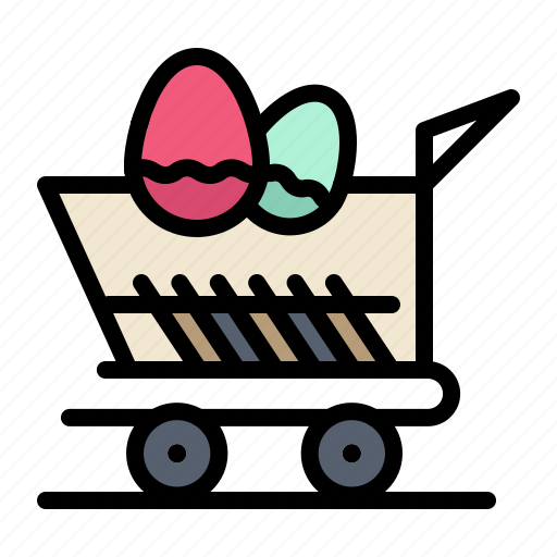 Cart, easter, shopping, trolley icon - Download on Iconfinder