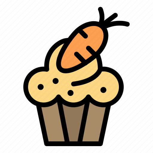 Cake, carrot, cup, easter, food icon - Download on Iconfinder