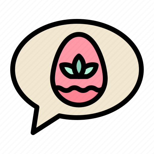 Chat, easter, egg, nature icon - Download on Iconfinder