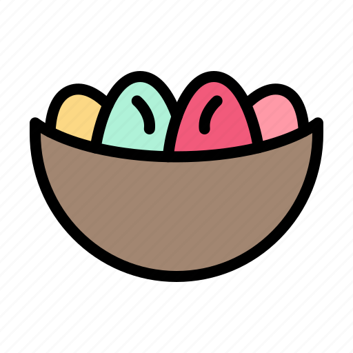 Bowl, celebration, easter, egg, nest icon - Download on Iconfinder
