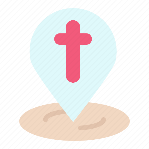Easter, location, map, pin icon - Download on Iconfinder