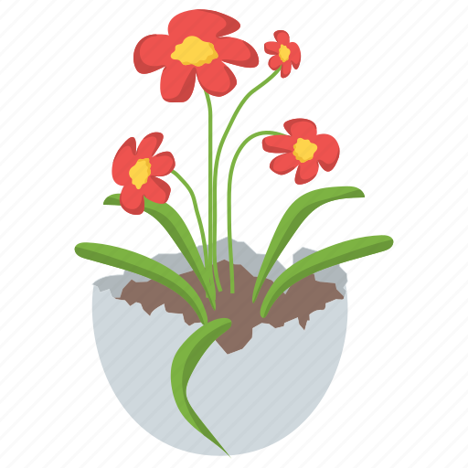 Blossom, flower, flower vase, nature, spring flower icon - Download on Iconfinder