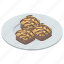 bakery food, biscuits, chocolate cookies, easter chocolate cookies, snacks 