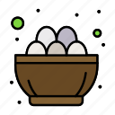 bowl, celebration, easter, egg, nest