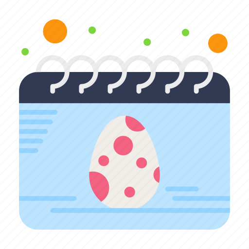 Calendar, date, egg, festival icon - Download on Iconfinder