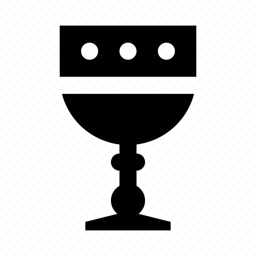 Easter, cup, goblet, wineglass, grail, medieval icon - Download on Iconfinder