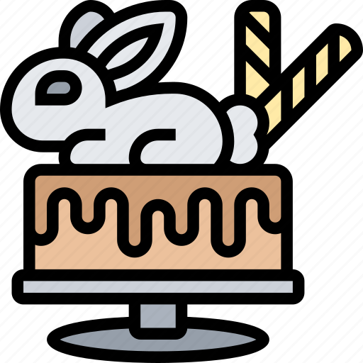 Cake, bunny, bakery, dessert, party icon - Download on Iconfinder