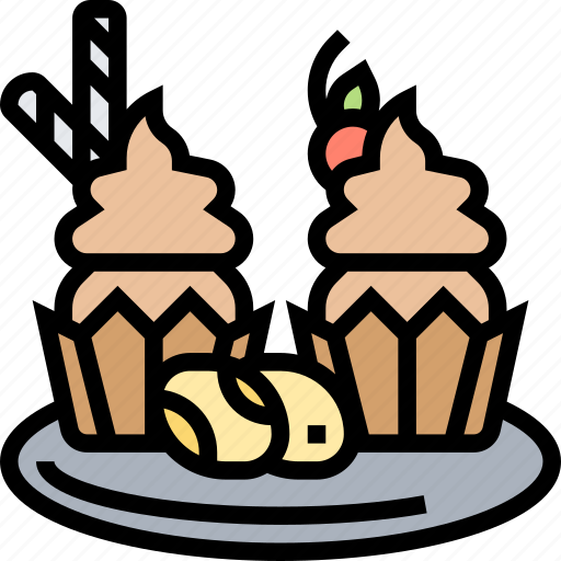Muffin, cupcakes, cream, delicious, dessert icon - Download on Iconfinder
