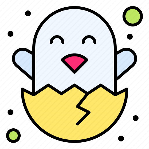 Chickling, easter, egg, shell, spring icon - Download on Iconfinder