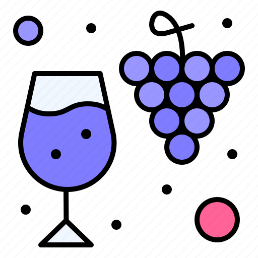 Beverages, drink, glass, grapes, juice icon - Download on Iconfinder