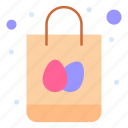 shopping, easter, bag, egg, festival