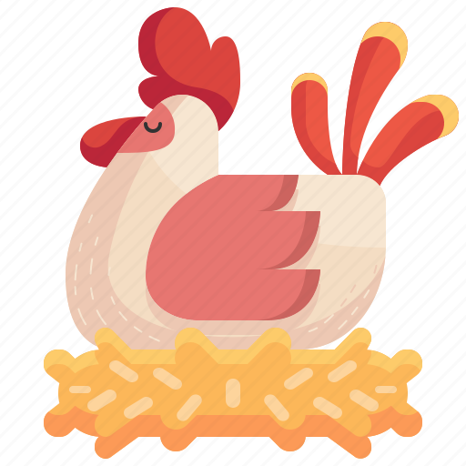 Hen, poultry, chicken, animal, farm icon - Download on Iconfinder