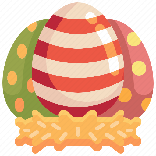 Nest, easter, eggs, decoration, egg icon - Download on Iconfinder