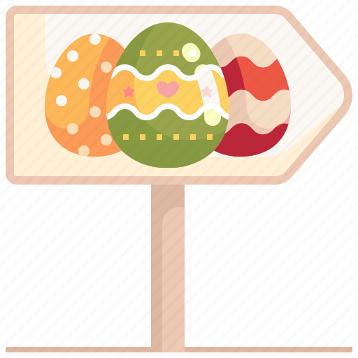 Road, sign, easter, eggs, directional, signs icon - Download on Iconfinder