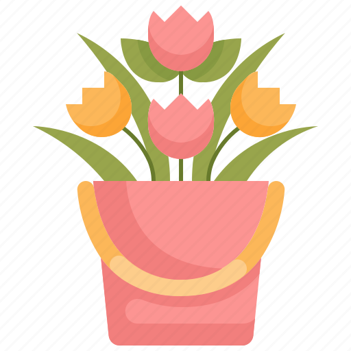Tulip, easter, day, egg, celebration icon - Download on Iconfinder