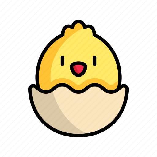 Chick, bird, egg, animal icon - Download on Iconfinder