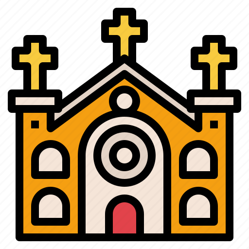 Chapel, christian, church, religion, building icon - Download on Iconfinder