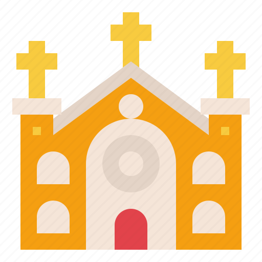 Chapel, christian, church, religion, building icon - Download on Iconfinder