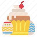 cup, cake, bakery, dessert, muffin, easter