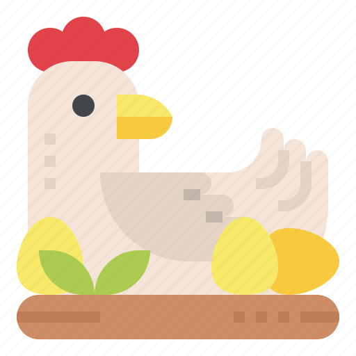 Hen, chicken, animal, mammal, farm icon - Download on Iconfinder