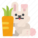 rabbit, bunny, easter, egg, holiday, celebration