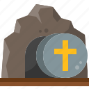 cave, rock, shelter, mountain, grave, christianism