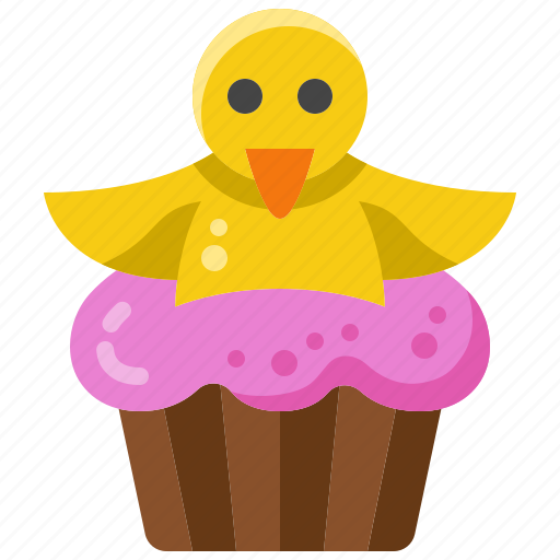 Cupcake, dessert, chick, sweet, easter, cake, pop icon - Download on Iconfinder