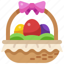 easter, basket, eggs, food, decoration, egg, hunt