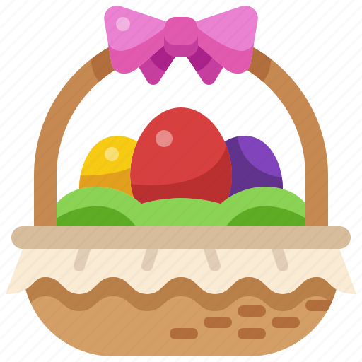 Easter, basket, eggs, food, decoration, egg, hunt icon - Download on Iconfinder