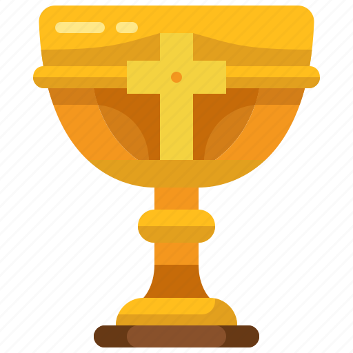 Holy, chalice, communion, christianity, goblet, gold icon - Download on Iconfinder