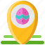location, pin, map, easter, egg, place 