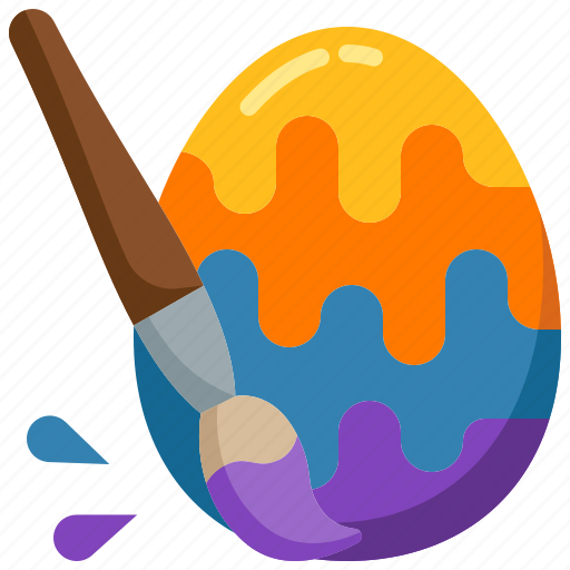 Painting, paintbrush, color, art, decoration, easter icon - Download on Iconfinder