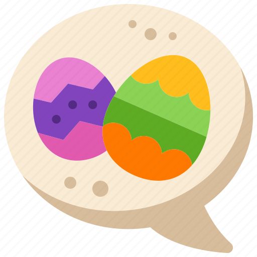 Talking, chat, speech, bubble, conversation, easter, festival icon - Download on Iconfinder