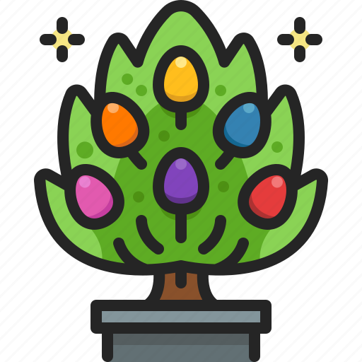 Easter, tree, plant, egg, garden, decoration, bush icon - Download on Iconfinder