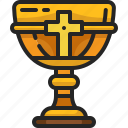 holy, chalice, communion, christianity, goblet, gold