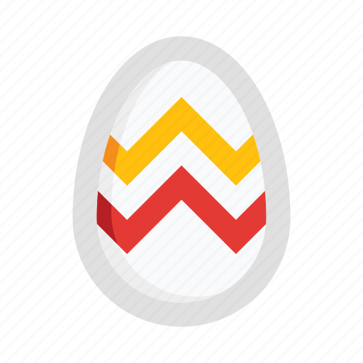 Easter, egg, pattern, decoration, holiday, celebration, wave icon - Download on Iconfinder