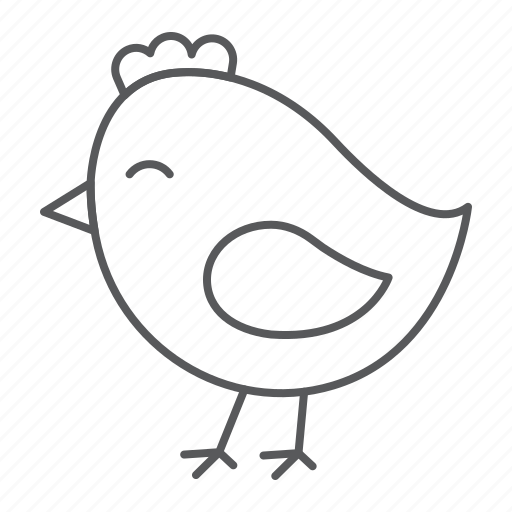 Chick, baby, farm, easter, animal, bird, happy icon - Download on Iconfinder
