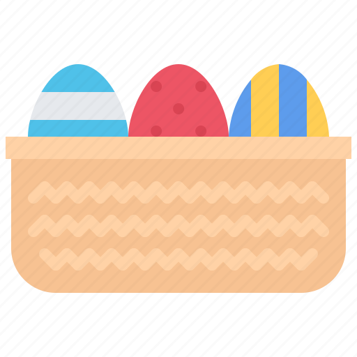 Egg, easter, paint, basket, spring, religion, holiday icon - Download on Iconfinder