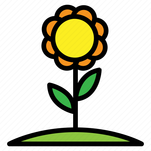 Easter, flower, garden, plant, spring, sunflower icon - Download on Iconfinder