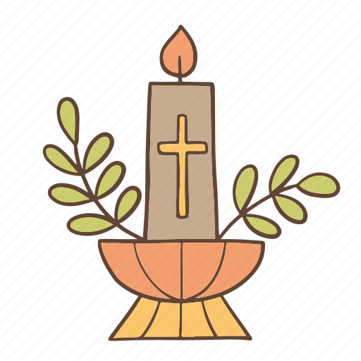 Easter, candle, church, christian, decoration icon - Download on Iconfinder