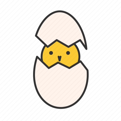 Bird, chick, easter, egg, spring icon - Download on Iconfinder