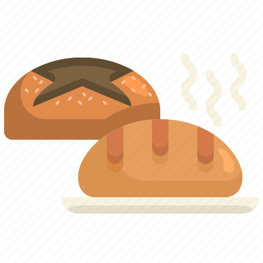 Baked, bakery, bread, bun, buns, rolls, royce icon - Download on Iconfinder