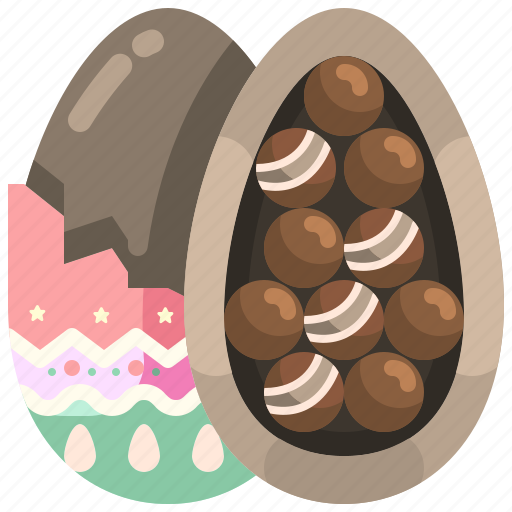 Chocolate, decoration, easter, egg, food icon - Download on Iconfinder