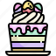 baked, bakery, celebration, cupcake, dessert, easter, egg 