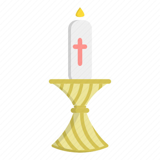 Candle, church, cristian, easter, eggs, religion, religious icon - Download on Iconfinder