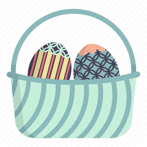 Basket, church, cristian, easter, eggs, religion, religious icon - Download on Iconfinder