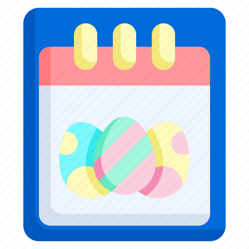 Calendar, easter, egg, hunt, birthday, and, party icon - Download on Iconfinder