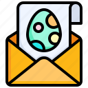 greeting, card, easter, message, letter, egg