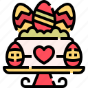 cake, bakery, dessert, easter, egg, sweet